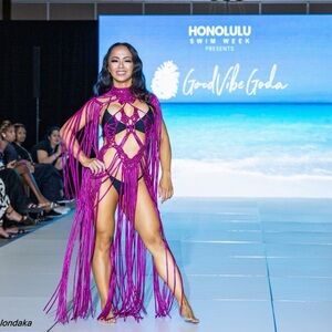 Handmade Macramé Metallic Festival Dress